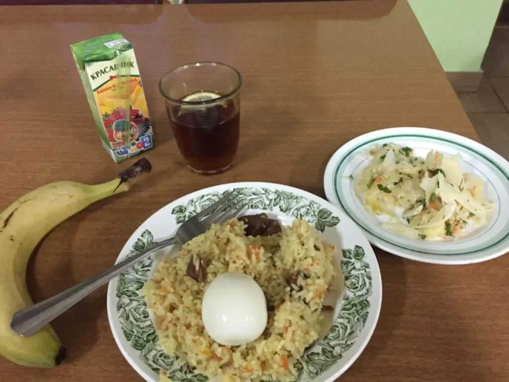 バレエ学校の夕食