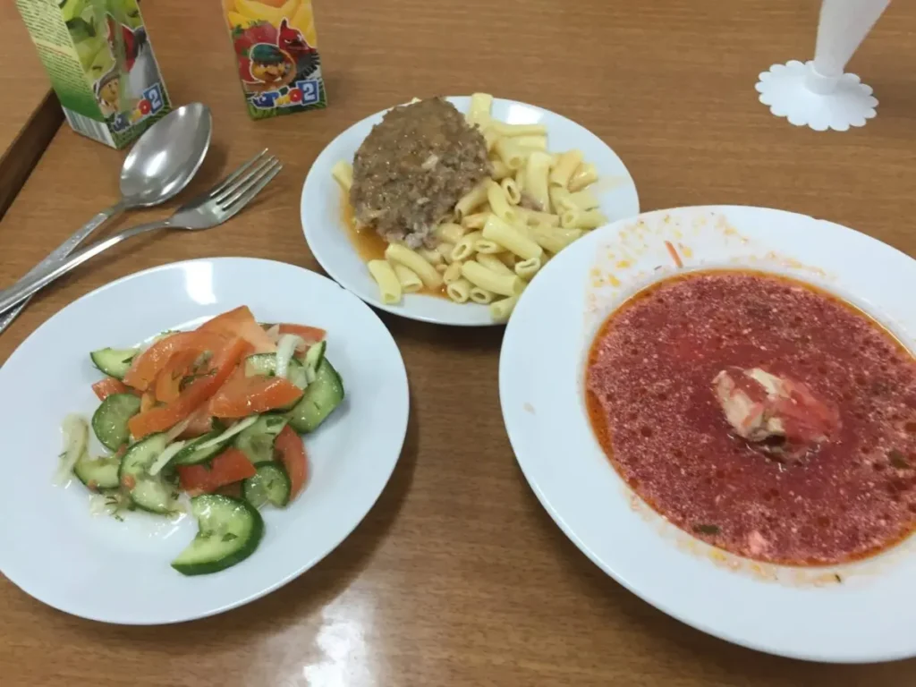 バレエ学校の昼食